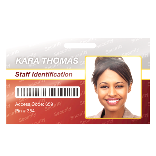 Glossy Pouches - ID Tag punched with clip, 5 mil, 25 pk